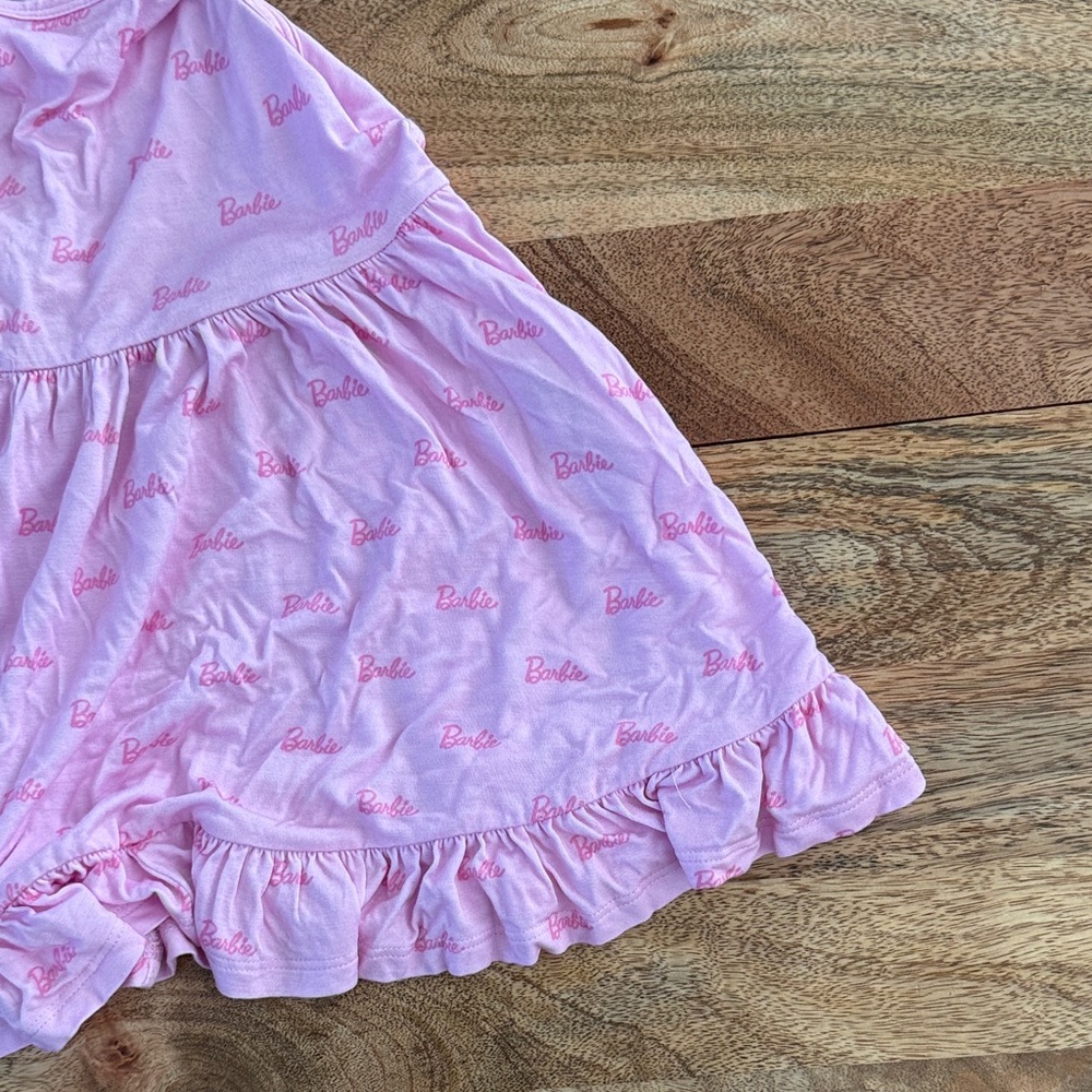 Posh Peanut X Barbie Racer Back Ruffle Dress Size 2T Limited Edition - Picture 5 of 5